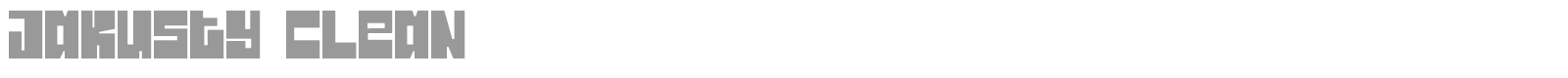 Jakusty Clean font preview